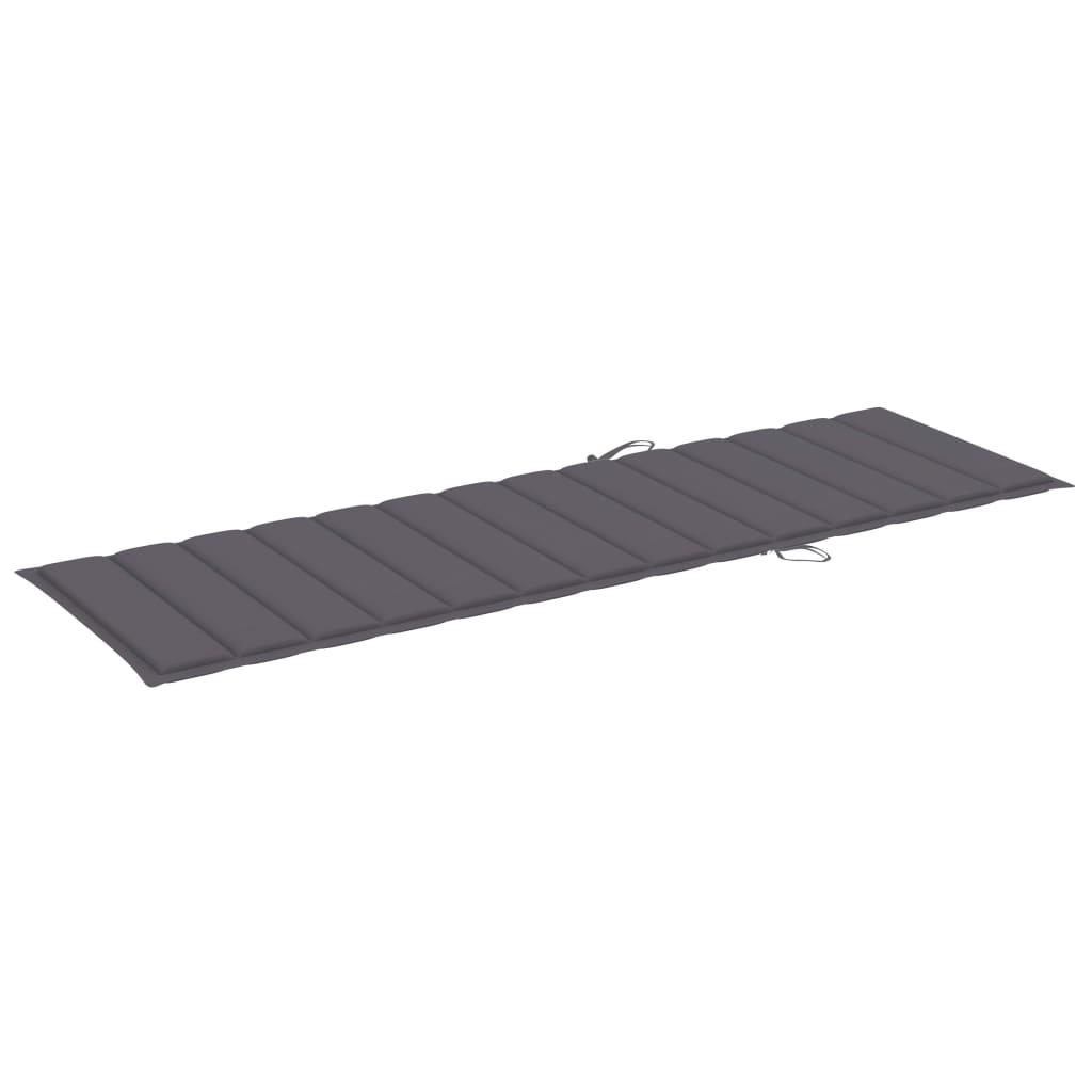 2 Person Sun Lounger with Cushions Bamboo