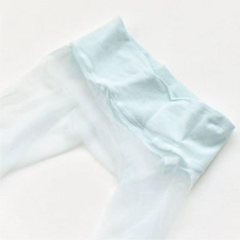 0D Naadloze Hoge Taille Yuanbao Broek: Diepe Kruis, Hoge Dichtheid IJszijde, Verlengde Versie met Voetvormige Transparante Panty's
