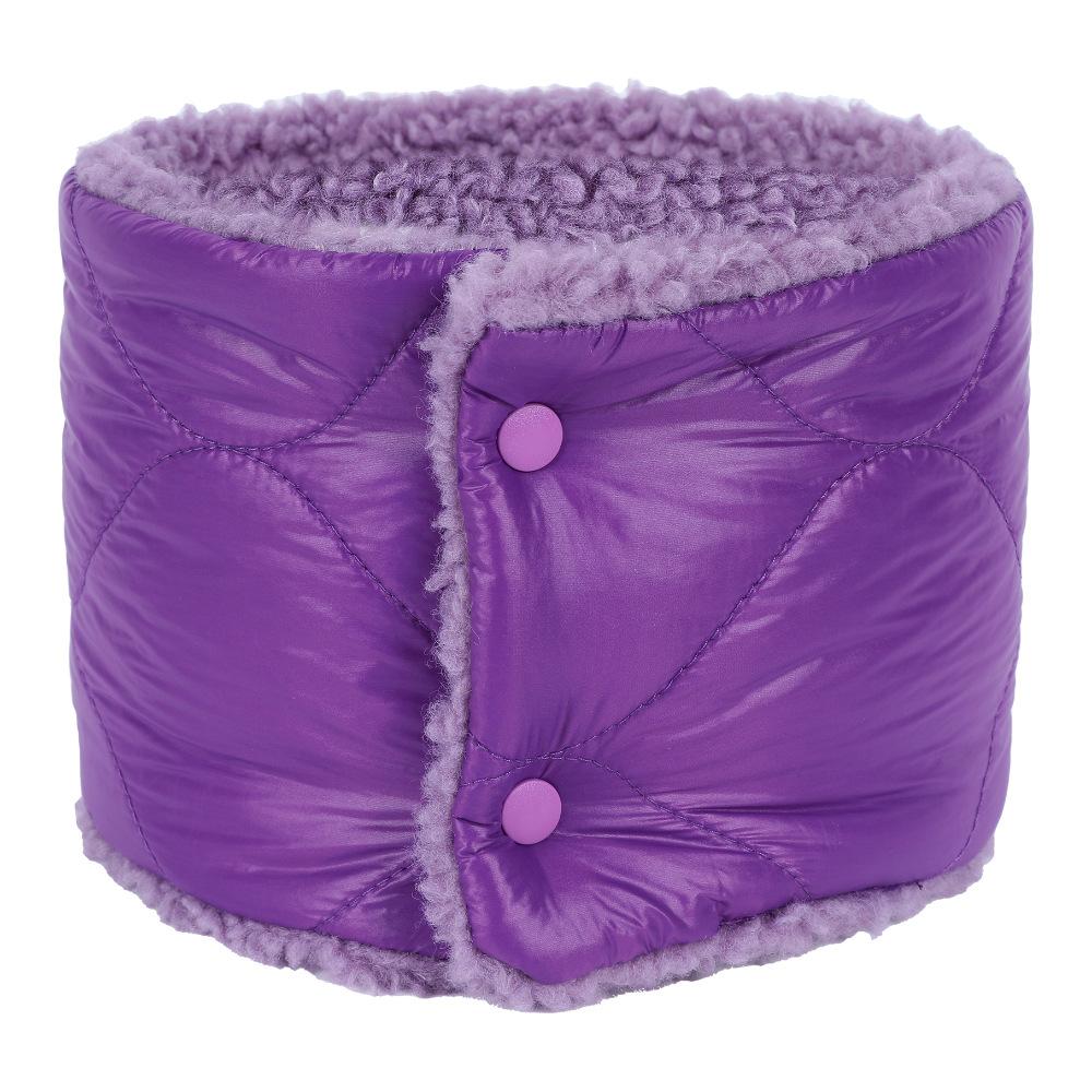 Winter Thickened Warm Down Women's Neck Protection Lamb Fleece Bib
