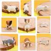 5 Pcs Cute Kitten Decoration Creative Sleeping Cat Doll Home Ornaments Toys Cat Car MicroLandscape Decoration Adorable Gifts