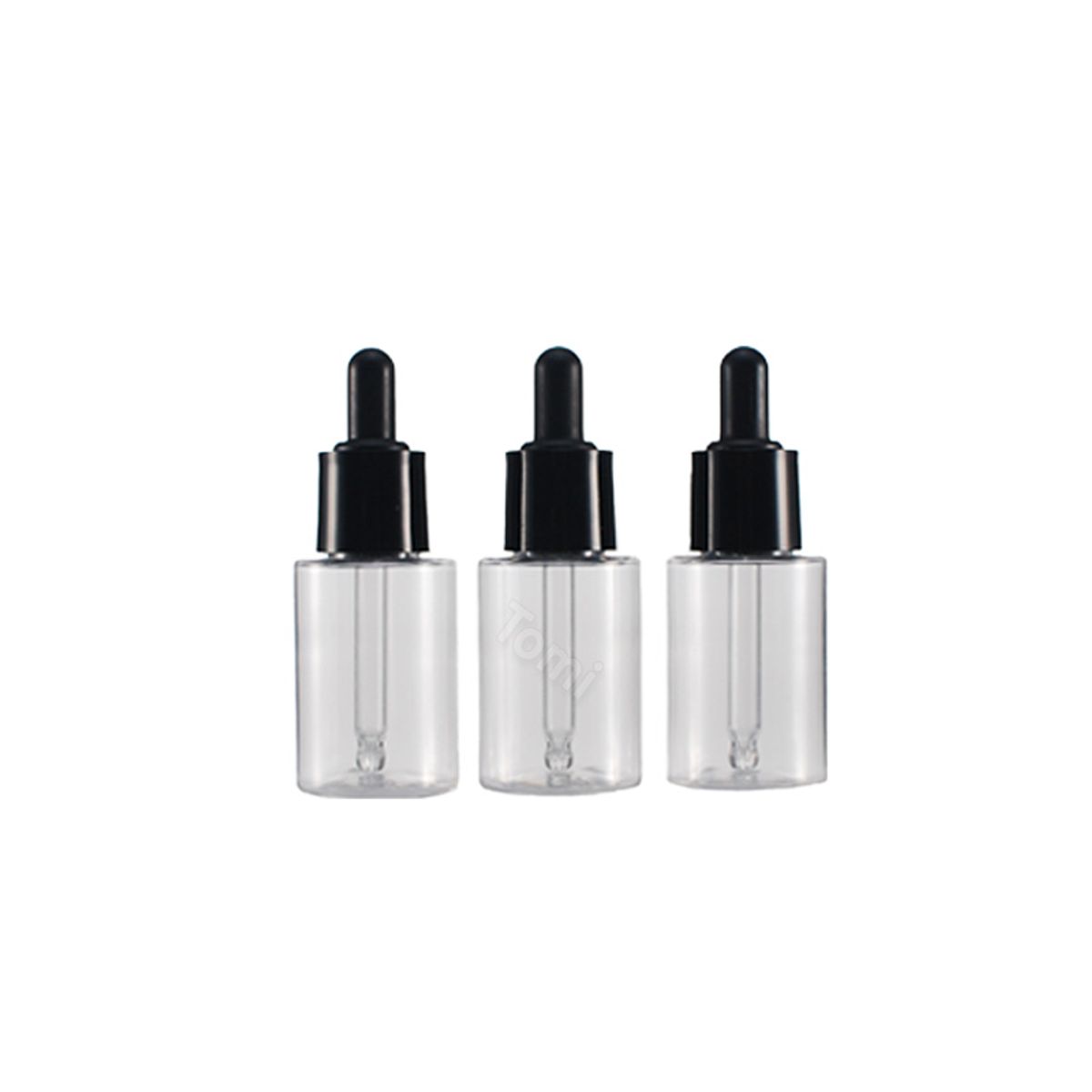 16pai Black Dropper 20ml Transparent Containers (3 Pieces) Empty Cosmetic Bottles