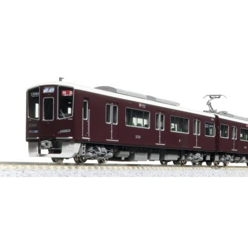

KATO N Gauge Hankyu Railway 2300 Series Kyoto Line Basic Set, 4 Cars, Model Train, 10-2031