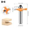 Multipurpose Router Bit Set for Wood Crafting 8mm Shank Disc Grooves Cutter with Accurate Ground Cutting Edges