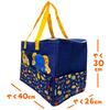 Tabekko Animals Denim-Style Cooler Bag with Multiple Pockets, Large Capacity, 3 Pockets, Approx. 30 X 40 X 26cm, Official Merchandise