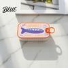 Organized Clavicle Chain Vintage Compact Box with Tin Jewelry Case Sardine Fishbone PLA Size Fashionable