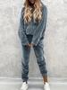 Autumn Winter New Velvet Casual Set Long Sleeve Women's Clothing