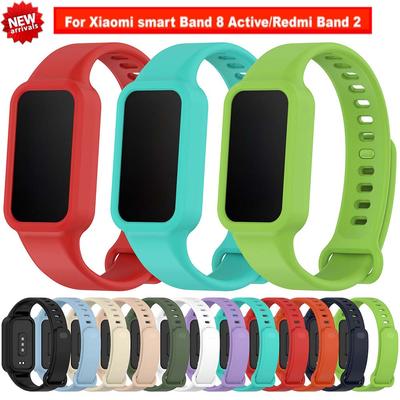 Silikon kordon For xiaomi Smart band 9 active kordon akıllı saat aksesuarları Bileklik For Redmi Band 3 kordon xiaomi saat kılıfı