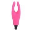 Massage Gun Head Silicone Waterproof 4 Head Fascia Gun Replacement Head Rose Red 12 To 13mm