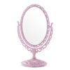 Specchio per Trucco Retro a Forma di Cuore Double-Sided Stile Coreano con Piccolo Design da Tavolo Europeo