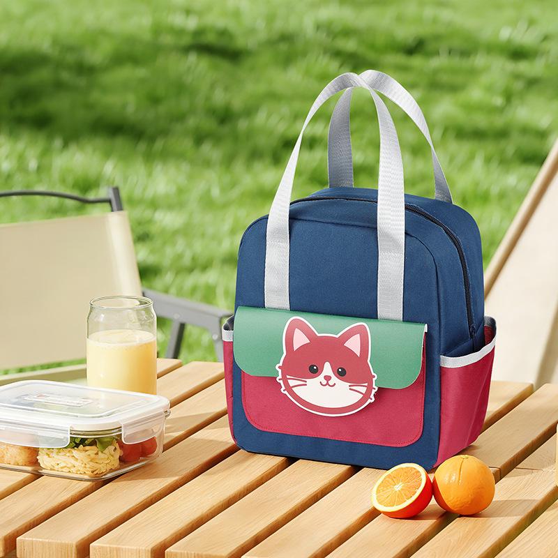 Cartoon Cute Multifunctional Insulated Lunch Bag for Students