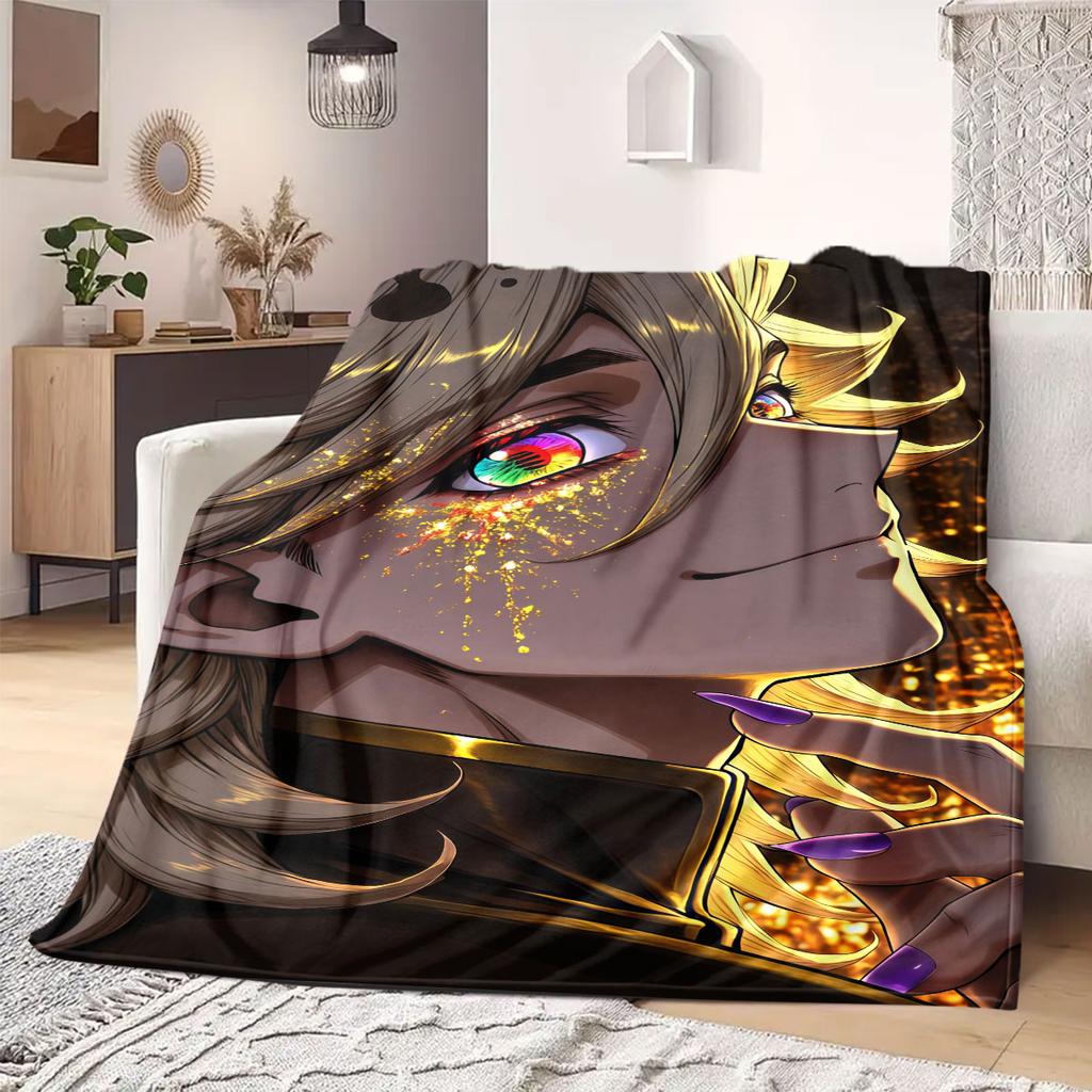 Demon anime Flannel Blanket Warm,Comfortable,Suitable for Bedrooms,Sofas,Beds,Chairs,Picnics,Travel