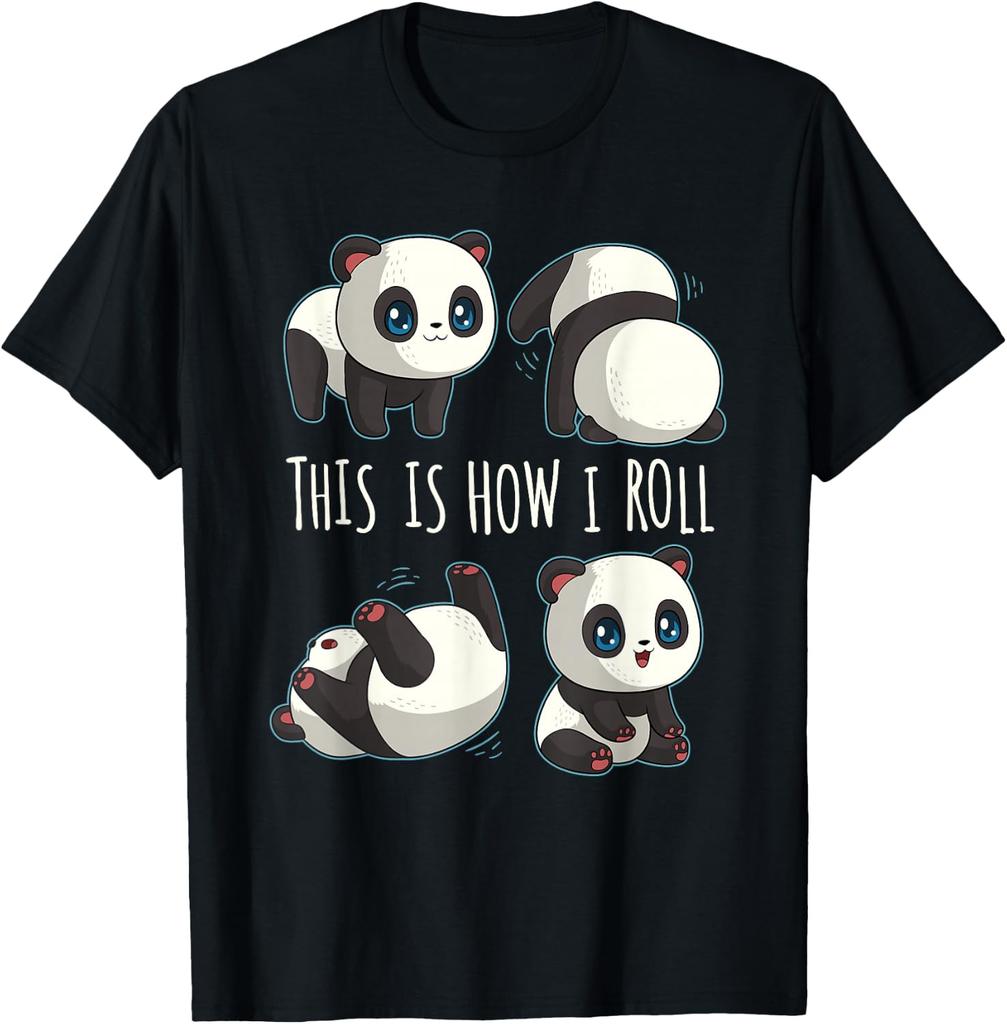 Cute Panda Shirts for Girls Little Bear Panda Gifts T-Shirt