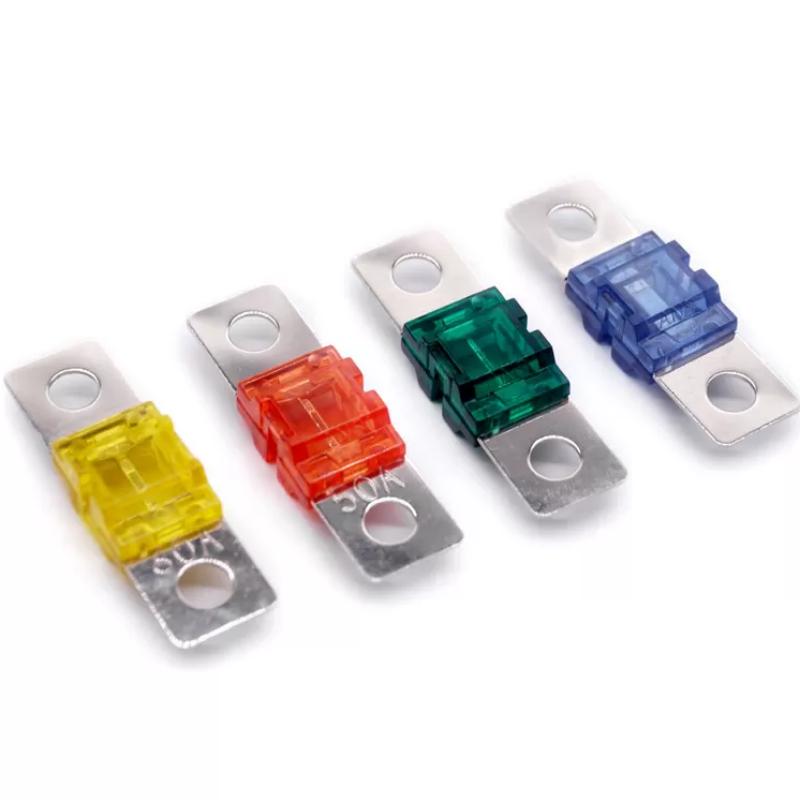 10PCS 30A-200A MIDI Mini Fuse 32V 48V 72V Bolt-Down Bolt-On For Car Truck Golf Cart Motorhome Marine Boat Automotive Fuse Holders1