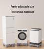 Universal Heavy-Duty Washing Machine Base Stand - Moisture & Shockproof, Adjustable for Top & Front Load Models