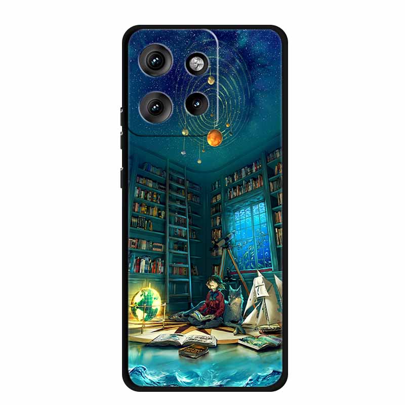 Pro pouzdro Moto Edge 50 Neo Luxusní měkké silikonové TPU pouzdra na telefon pro Motorola Edge 50 Neo Moto S50 5G Nárazuvzdorné kryty ve tvaru srdce Fundas