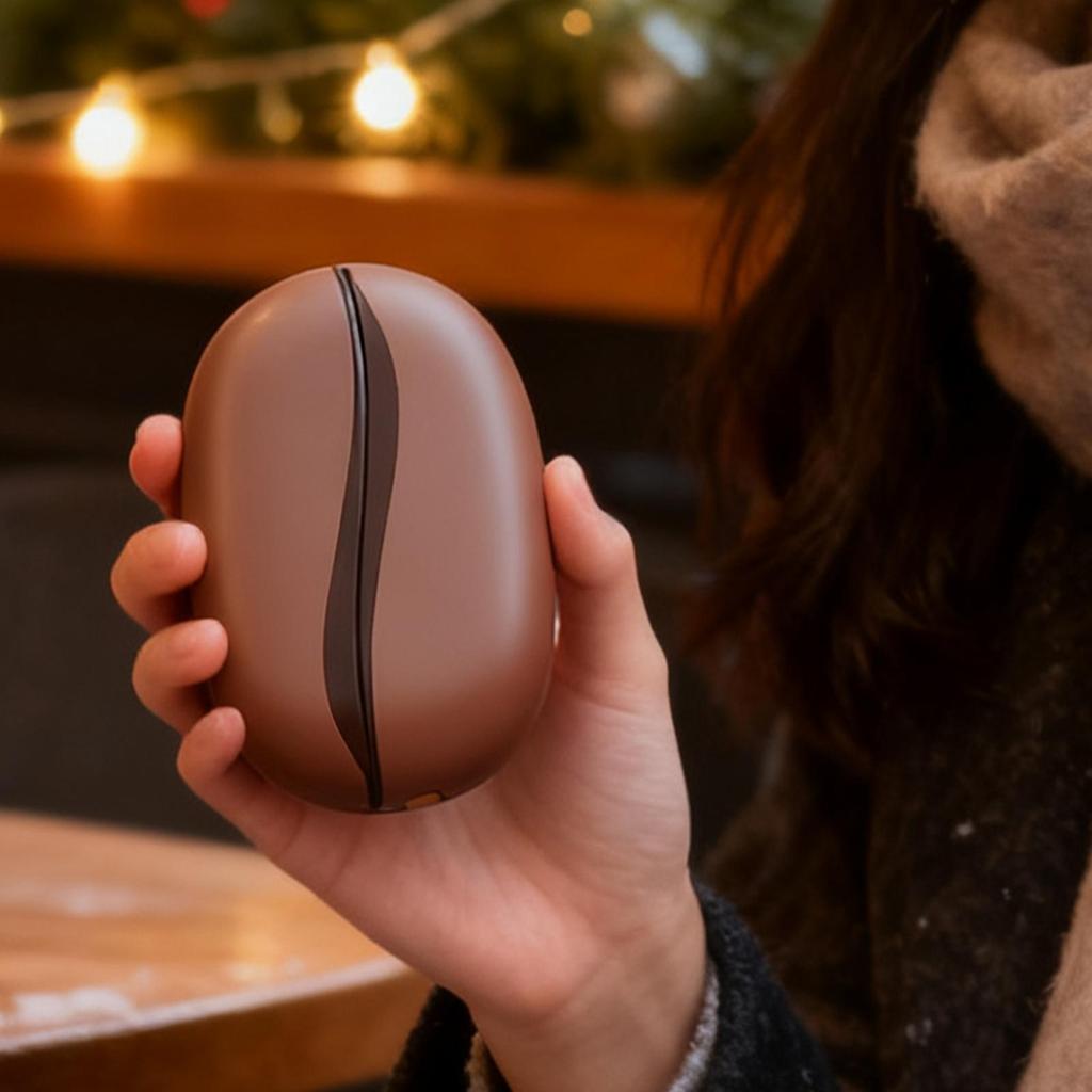 Rechargeable Hand Warmers 3 Levels Pocket Heater Magnetic Detachable 2 in 1 Electronic Hand Warmers for Outdoor Men Women Winter