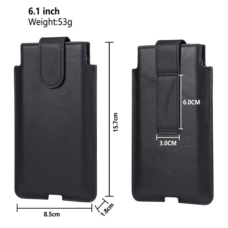 Echte Leder Tasche Für Samsung Galaxy S25Ultra S25edge S24FE A36 A26 A16 iphone 16 15 14 13 Xiaomi Handy Holster Gürteltasche