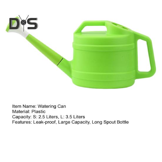 Regadera de 2,5 l/3,5 l con boquilla larga y cabezal de ducha extraíble, para plantas de interior y exterior del hogar, árboles bonsái