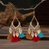 Bohemian Ethnic Tassel Earrings - Tribal Style for Holiday Travel Photography