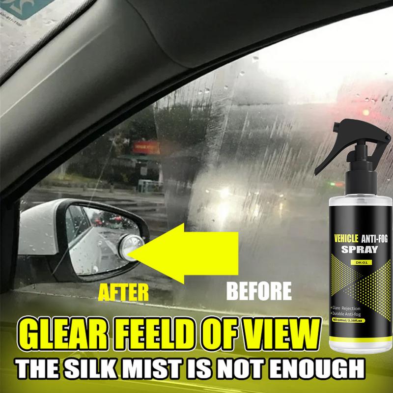 Anti Fog Windshield 100ml Long-lasting Auto Rain Agent Spray Rainproof Accessories Auto Detailing Supplies Glass Coating