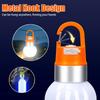 Portable LED Camping Light USB Rechargeable Tent Lamp with Hook Detachable Bulb Bottle Lamp Waterproof Outdoor Working Lantern