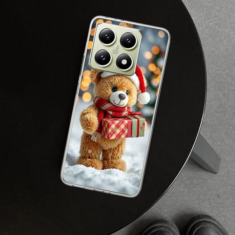 Animal Brown Cute Bear Phone Case Cover for Xiaomi Redmi Note 15 14 13 12 11 Pro Plus 14S 12S 11S 11T 11E 10S 10 Customized Fund