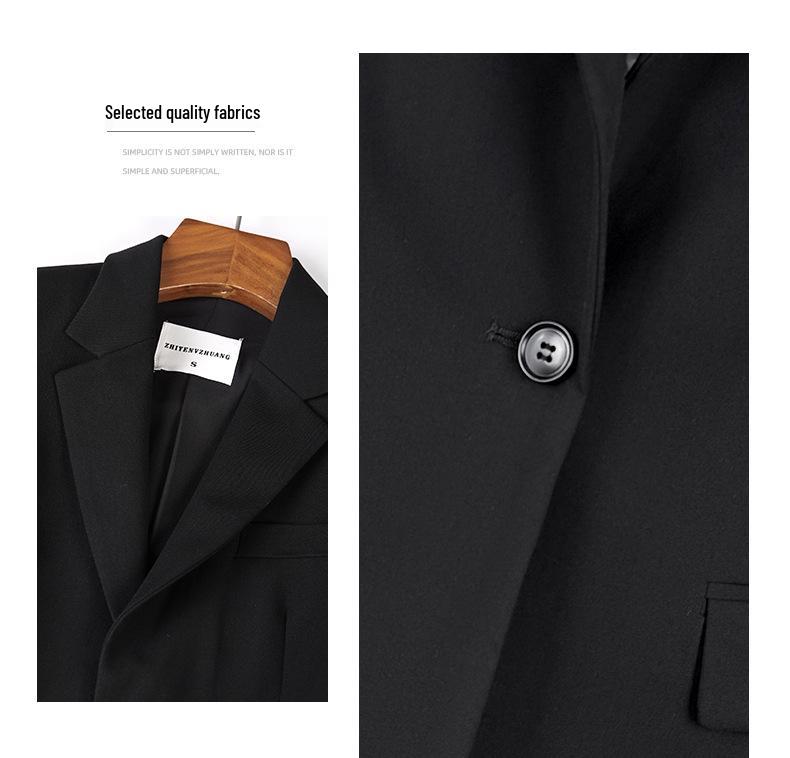 Women's 2025 Spring/Autumn High-End Professional Blazer, Goddess Style Suit Set