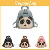 Adorable Cartoon Panda Backpack For Toddlers Oxford Cloth Breathable Kindergarten Bag