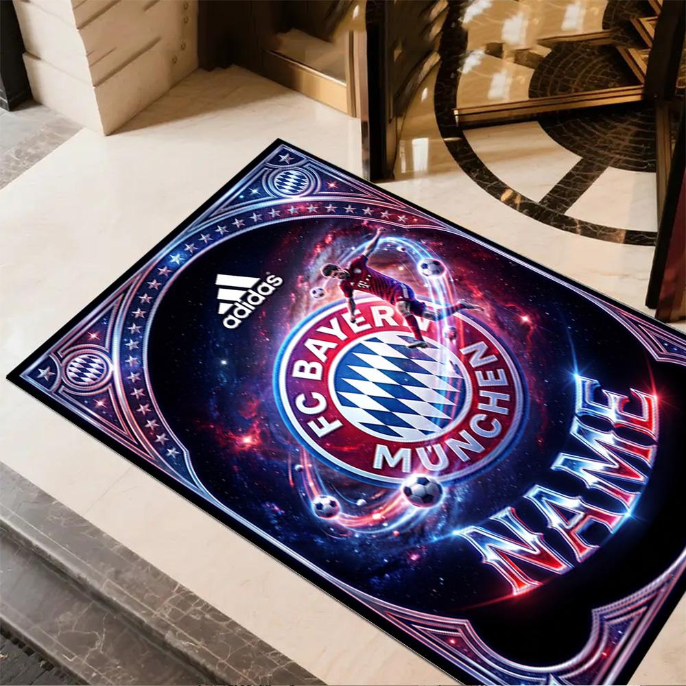 Bayern Munich Galaxy Art Area Rug Suitable for Game Room Foyer Outdoor Decorate room Anti-slip Rug Anime Office Decor