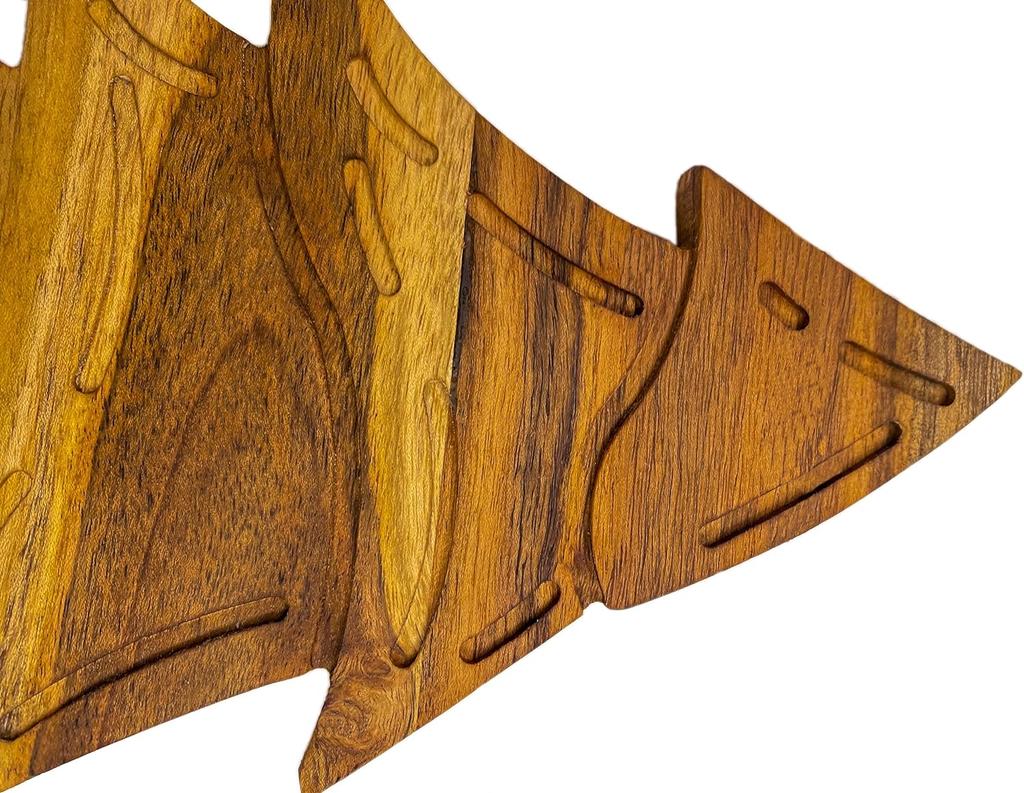 Organic Acacia Wood Chopping Cutting Butcher Block Board for Kitchen, Cheese, Meat, Vegetables, Fruit and Salad