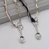 Chic and Quirky Spoon Pendant Necklace Delicate Spoon Pendant Necklace Elegant Braided Strings Neckchain Adornments