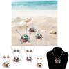 Charming Crab Jewelry Set Featuring Stylish Alloy Necklace And Earrings For Women