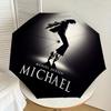 1pc Michael Jackson Automatic Folding Umbrella, Portable Collapsible Design, Casual Outdoor Accessory L1202022