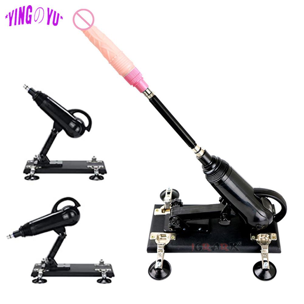 Kvinnelig Vibrator Sex Maskin Onani Pumpepistol Dildo Anal Vagina Vedlegg Onani Automatisk Sexleketøy for Kvinner Menn