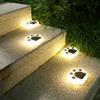 Solar Power Buried Light 12LED Floor Decking Outdoor Garden Lawn Path Lamp for Patio Yard Deck Walkway Waterproof