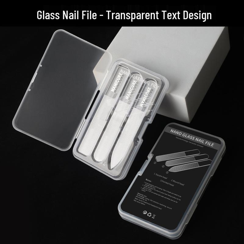 Nano Shine Nail Art File with Laser Logo Marking