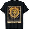 Sun Face Tarot Card Gothic Graphic T-Shirt