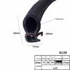 U-Shaped Waterproof Dustproof Rubber Sealing Strip for Cabinets and Car Doors