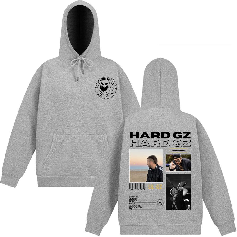 Rapper HARD GZ Tour 2025 Hoodie Men Women Fashion Hip Hop Pullovers Hooded Sweatshirts High Quality Oversized Hoodies Streetwear
