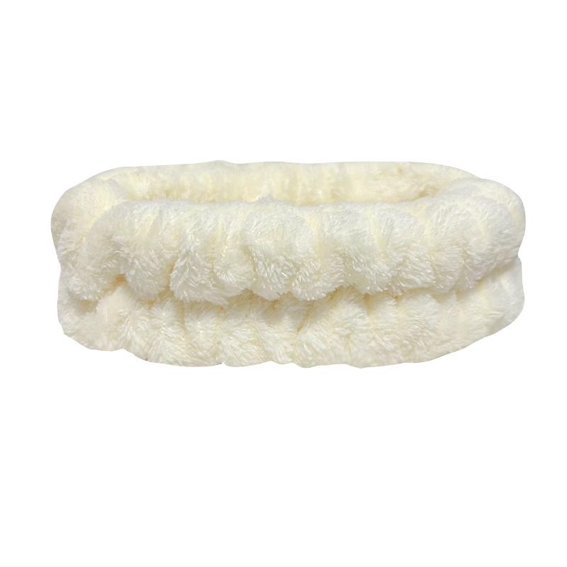 Plush Flannel Absorbent Wristbands & Splash-Proof Headband Set