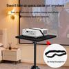 Retractable Adjustable Tripod Projector Stand with Metal Tray and Mobile Gimbal Mount