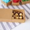 With Clear PVC Window Delicate Drawer Display  Kraft Paper Gift Packing Case Wedding Party Cookie Candy Boxes Anniversary Birthday Gift Boxes 10pcs