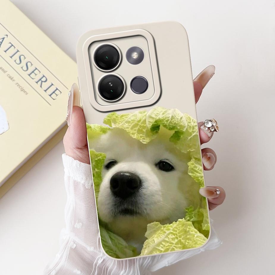 For Infinix Smart 7 HD Case X6516 Cute Funny Cartoon Cover Shockproof Phone Case For Infinix Smart 7 Plus Smart7 X6515 Soft Bags