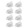 20Pcs Fishing Lure Rattles Fishing Lure Insert Tube Rattles Bait Weight with Ring Bead Bait