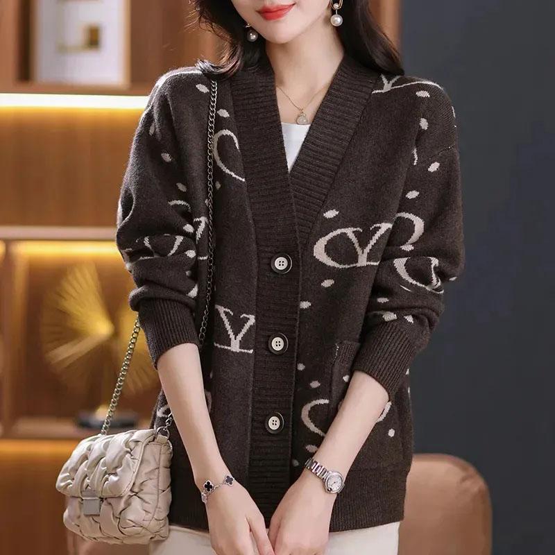 Sweaters Coat Oversized Cardigan for Women Winter Vintage Loose Long Sleeve Knit Cardigan Hooded Sweaters Jacket