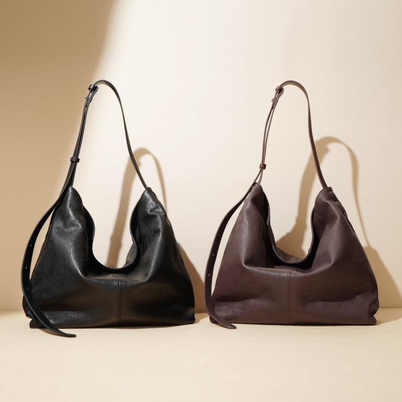 Sheepskin niche lazy wind tote bag new high-end texture commuter messenger bag large-capacity shoulder bag