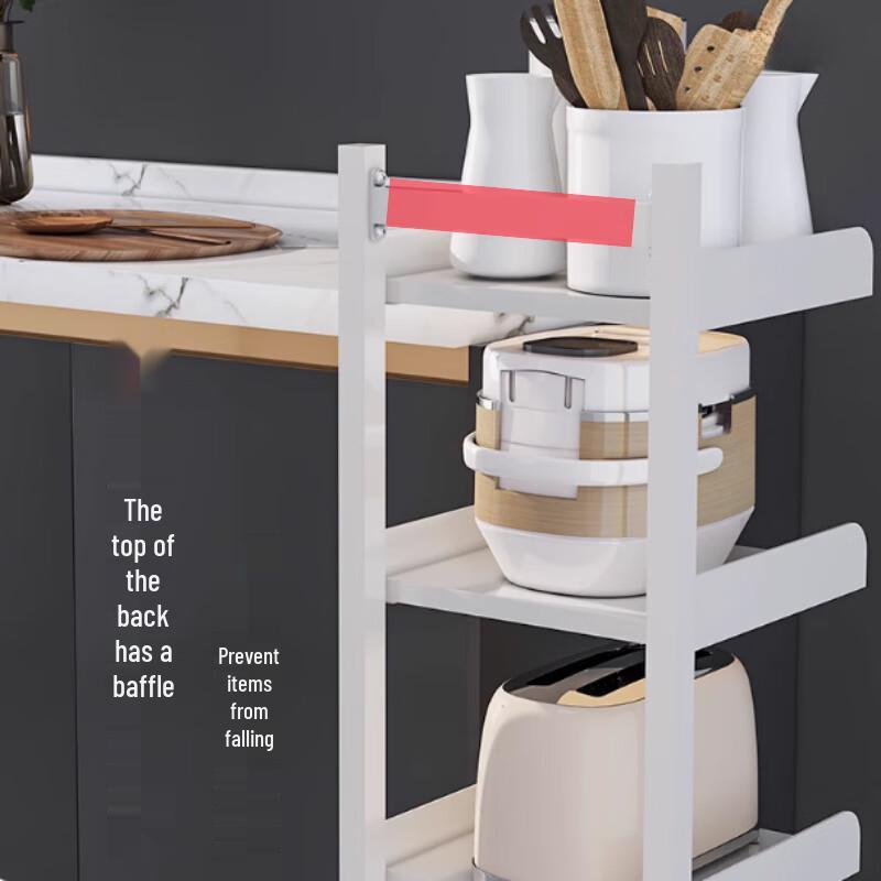 Yingbai Slim Rolling Kitchen Storage Cart