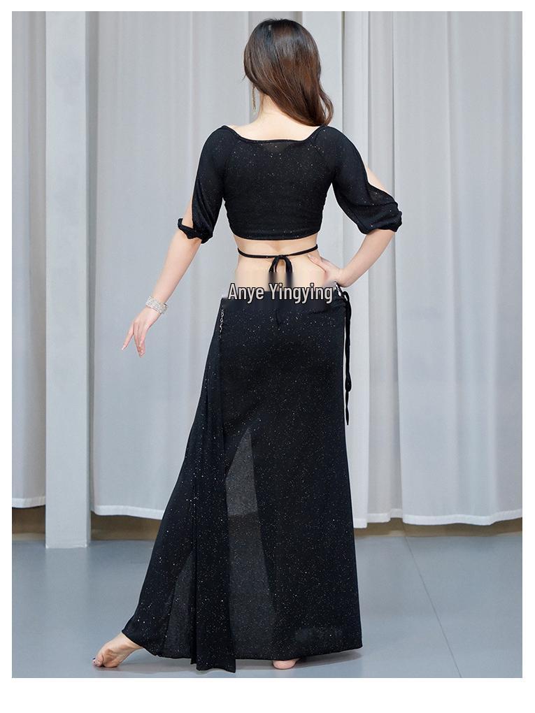 Huayu 2025 Autumn/Winter Belly Dance Costume: Sexy Oriental Dancewear Long Skirt Set