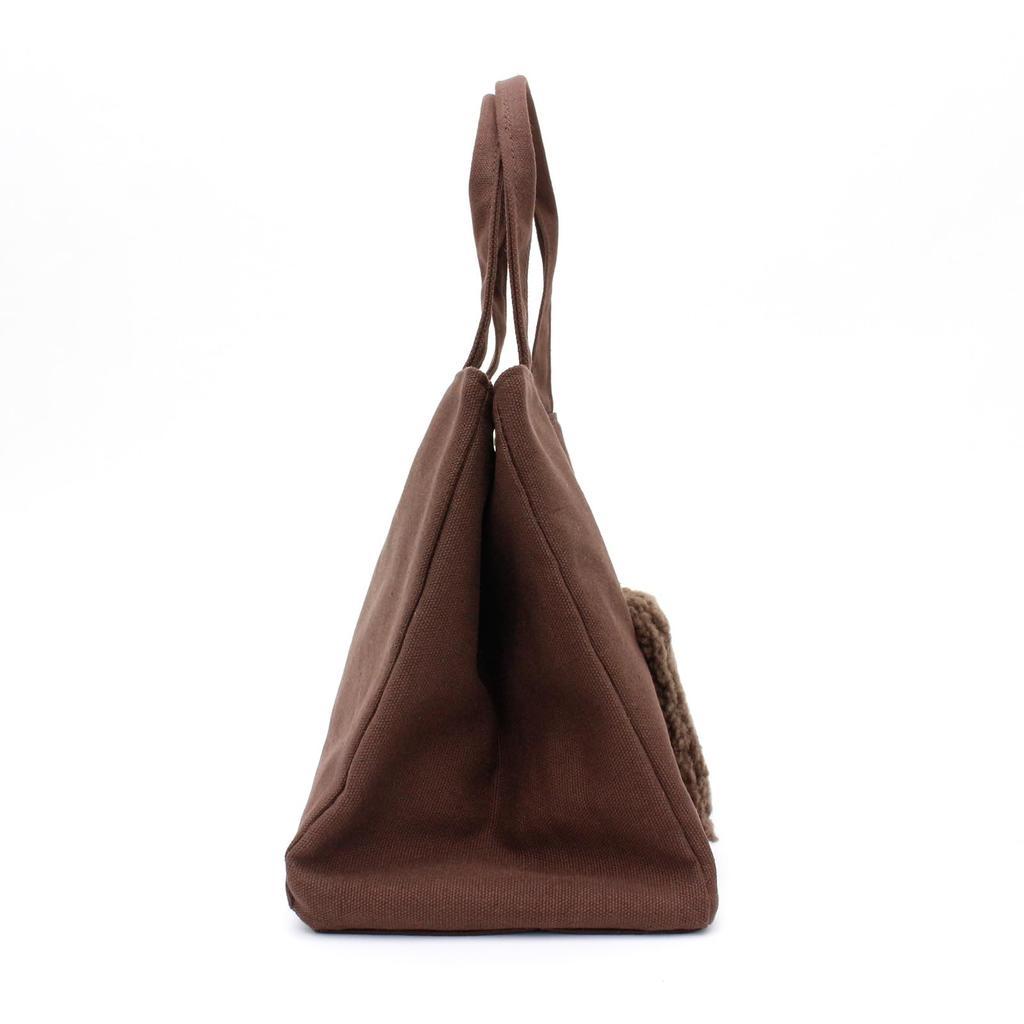 Sifre Miffy Side Button Mini Tote Bag HAP6040 B247 Miffy Boa Brown Women's