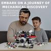 700ks F40LM V8 Motor Technické Stavebnice S Motorem + LED Světlo Ovládání přes Aplikaci Programovatelný Model Auta Sestavovací Kostky Hračky